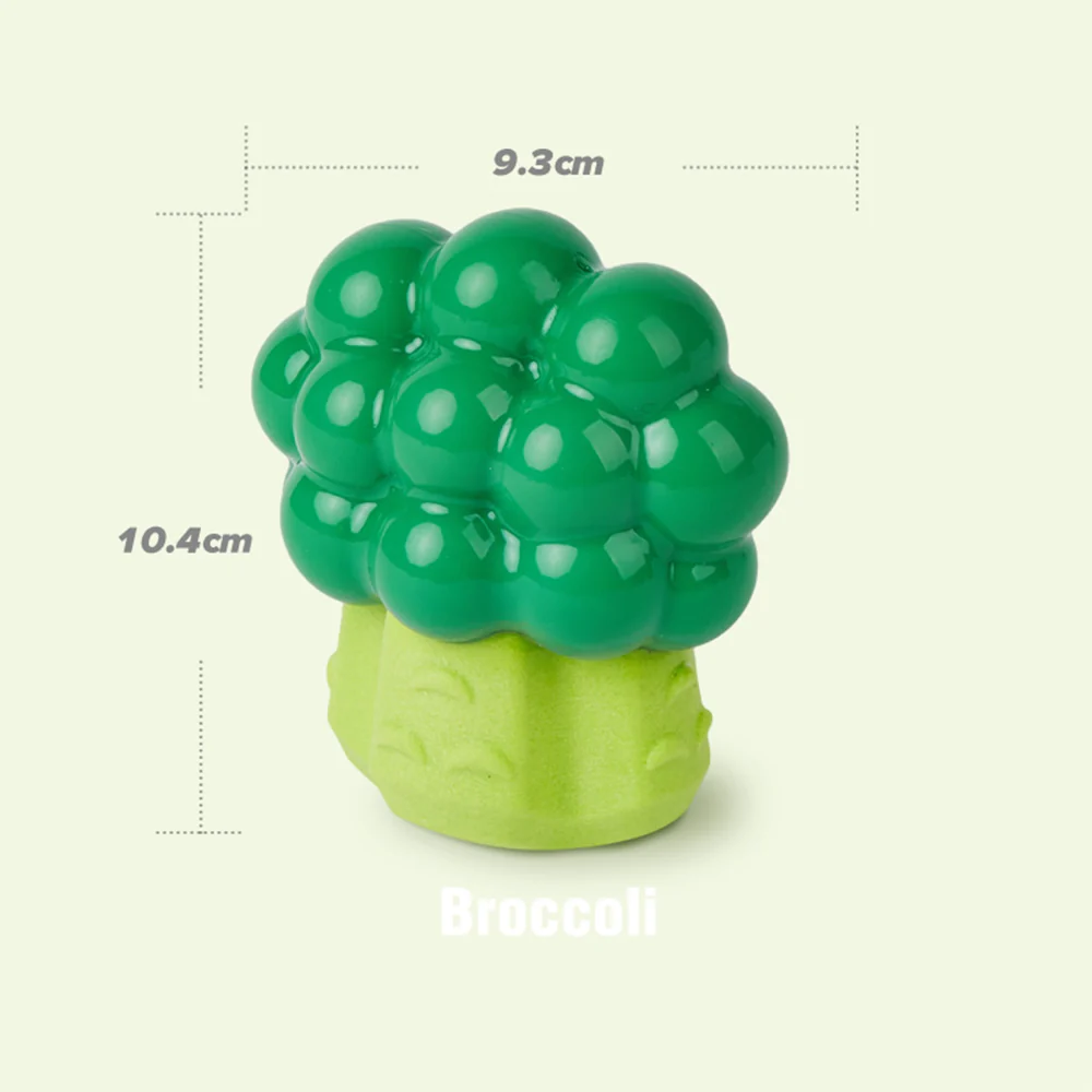 FOFOS Giggling Vegi-Bites Dog Toy - Broccoli - Image 5