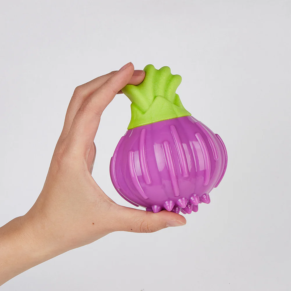 FOFOS Giggling Vegi-Bites Dog Toy - Onion - Image 5