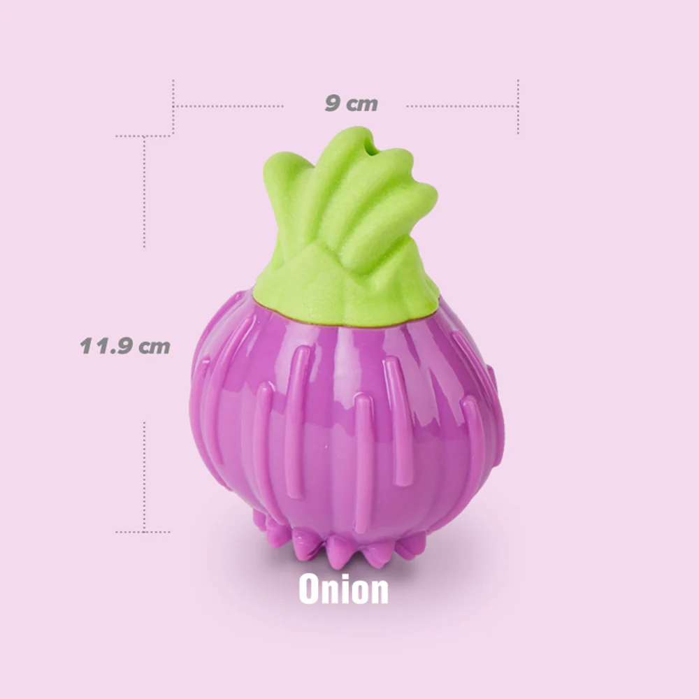 FOFOS Giggling Vegi-Bites Dog Toy - Onion - Image 6