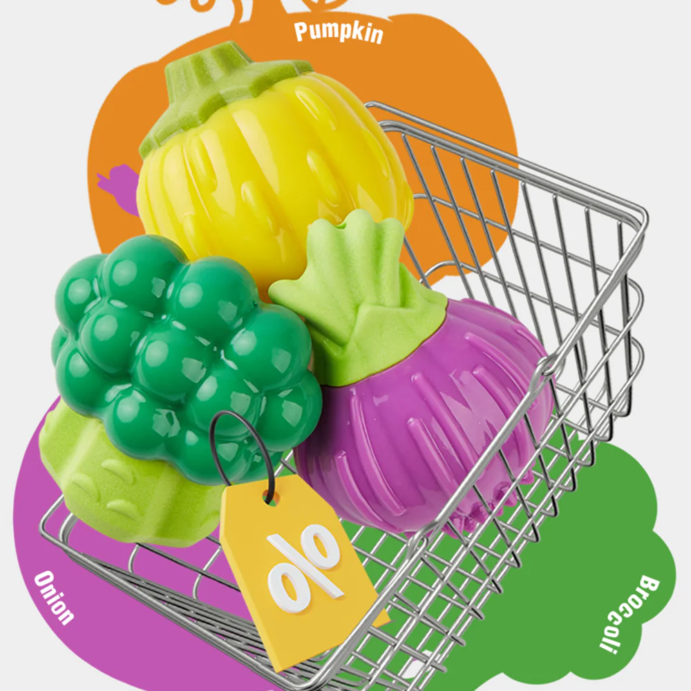 FOFOS Giggling Vegi-Bites Dog Toy - Onion - Image 8
