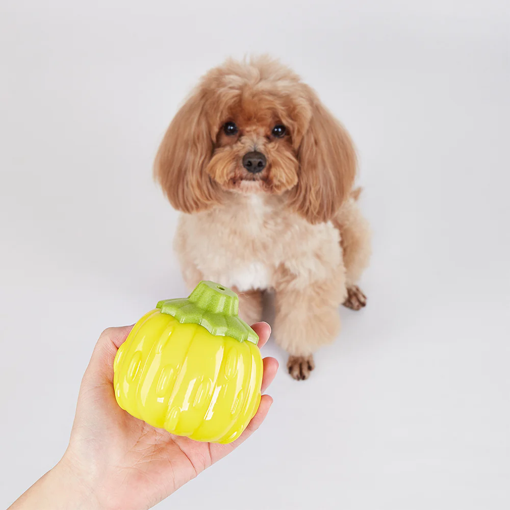 FOFOS Giggling Vegi-Bites Dog Toy - Pumpkin - Image 2