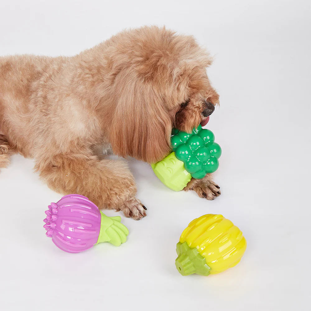 FOFOS Giggling Vegi-Bites Dog Toy - Pumpkin - Image 5