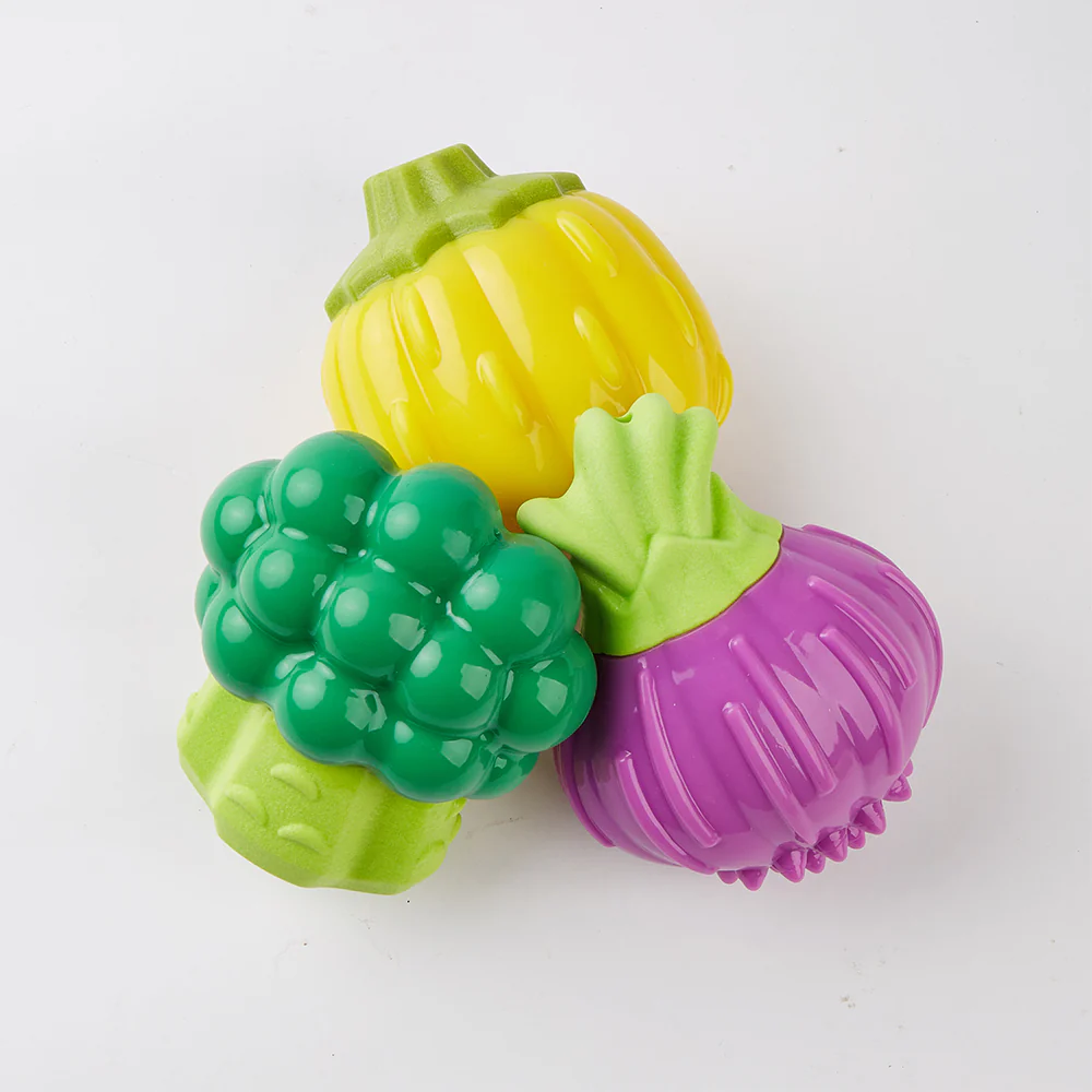 FOFOS Giggling Vegi-Bites Dog Toy - Pumpkin - Image 7