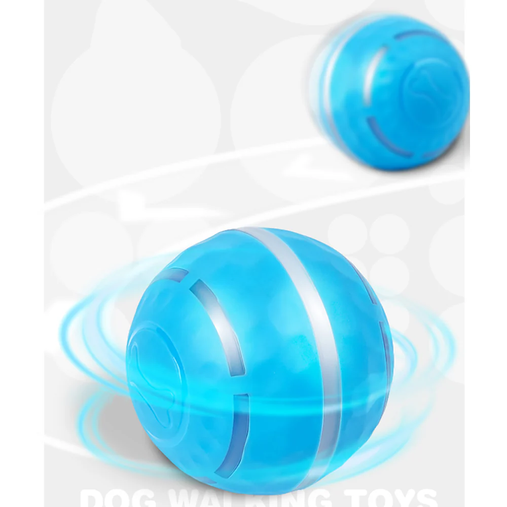 FOFOS Rolling & Flashing Interactive Ball Dog Toy - Image 4