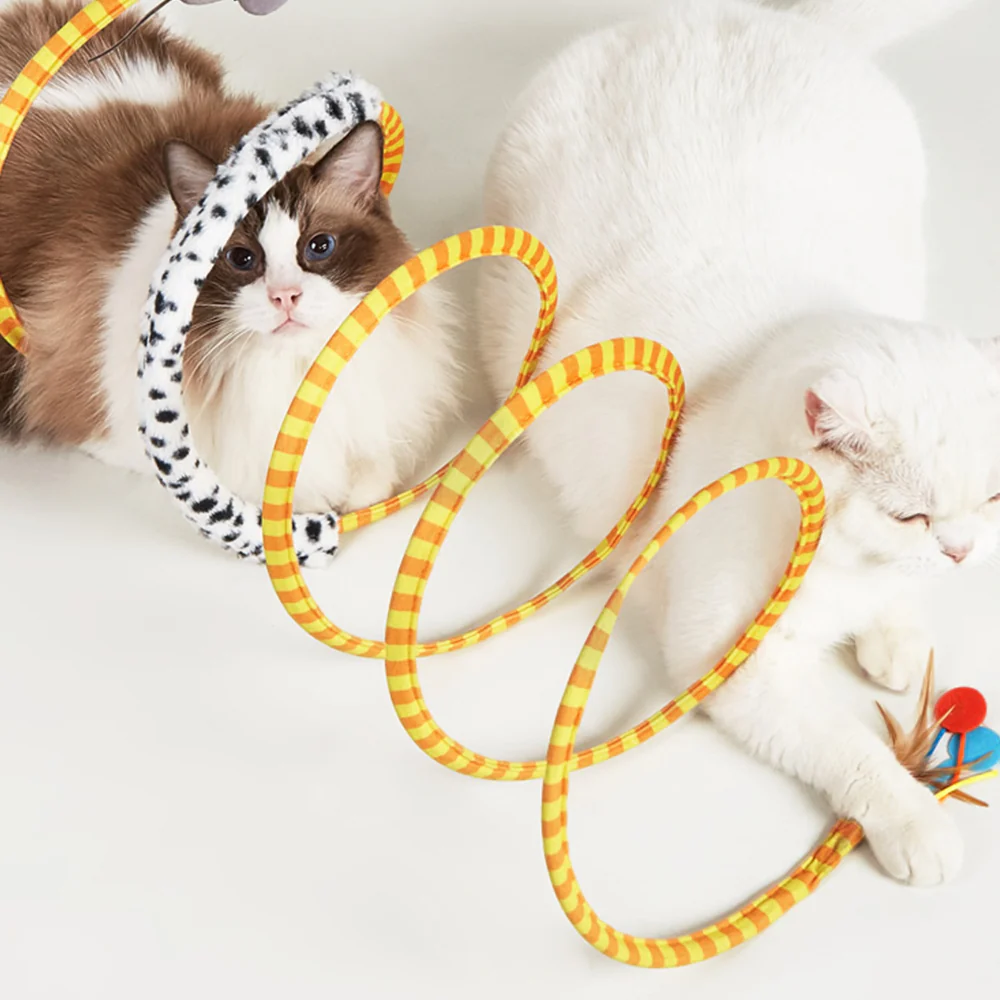 FOFOS Safari Spiral Tunnel Cat Toy - Image 5