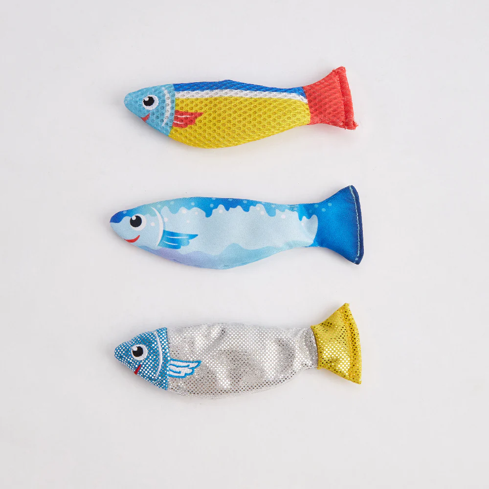 FOFOS Sardine Catnip Cat Toy - No.1 Fish 3pcs - Image 8