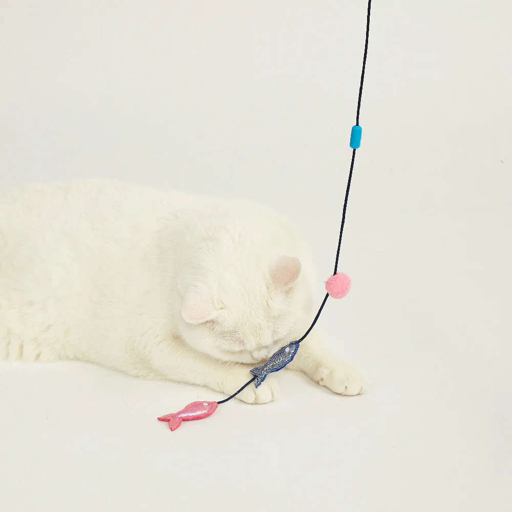 FOFOS Sardine Wand Cat Toy 2pcs - Image 2