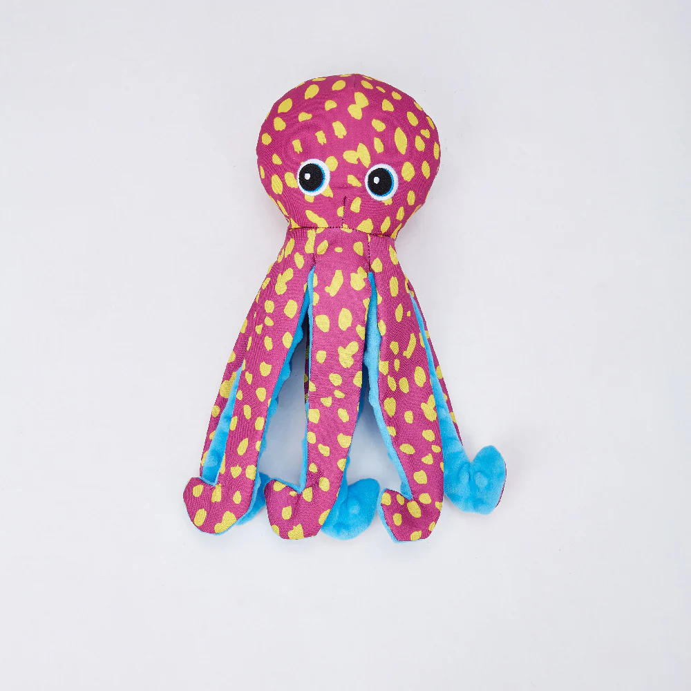 FOFOS Sealife Blue Octopus Plush Dog Toy - Image 10