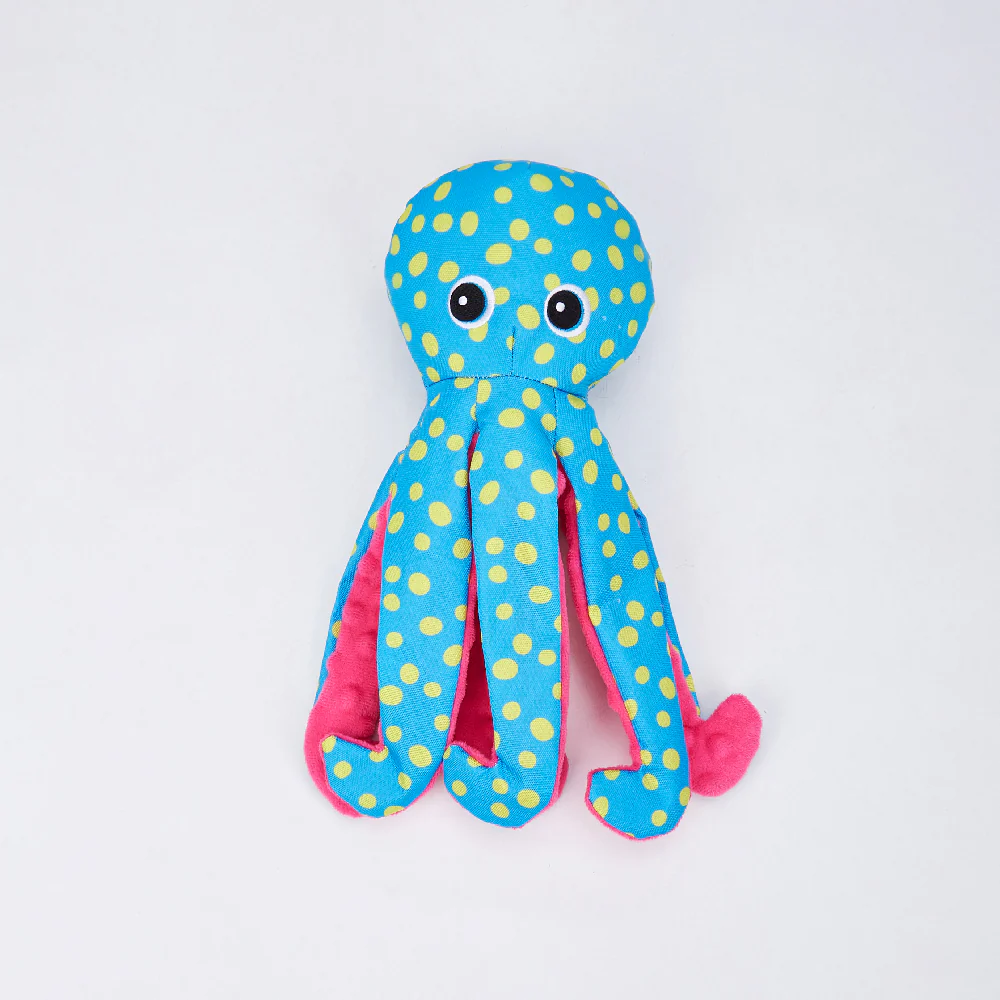 FOFOS Sealife Blue Octopus Plush Dog Toy - Image 12