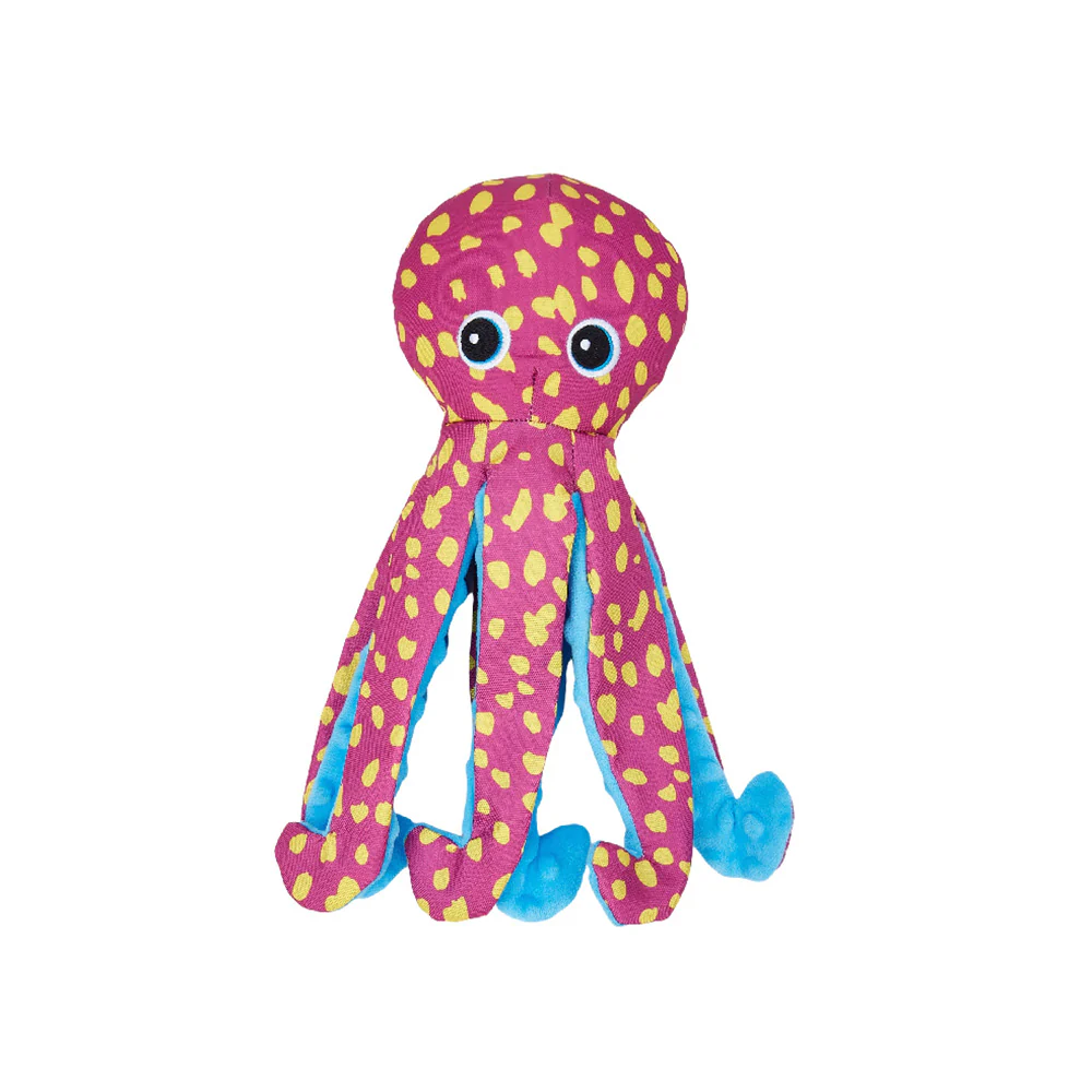 FOFOS Sealife Blue Octopus Plush Dog Toy - Image 2