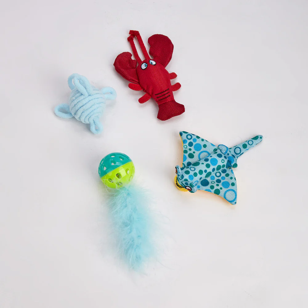 FOFOS Sealife Cat Toy - 4pcs - Image 5
