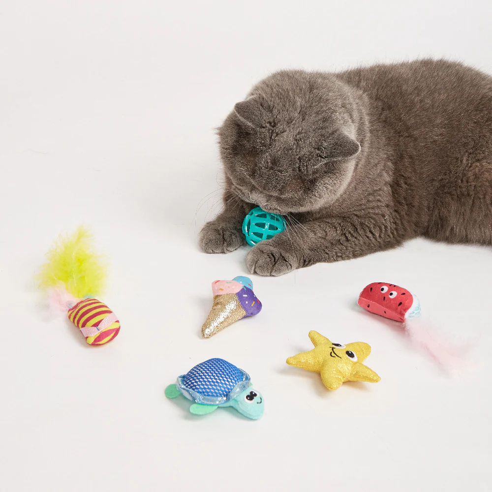 FOFOS Sealife Cat Toy - No.1 6pcs - Image 3