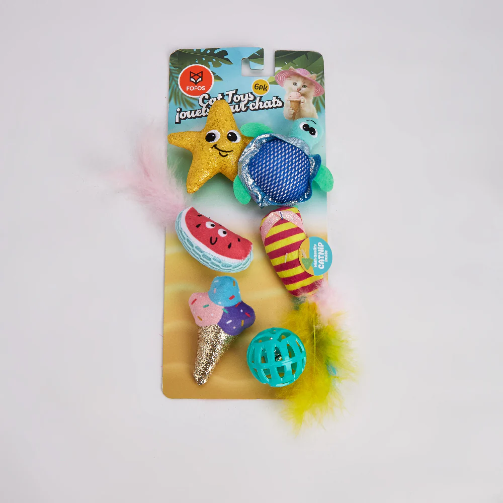 FOFOS Sealife Cat Toy - No.1 6pcs - Image 5