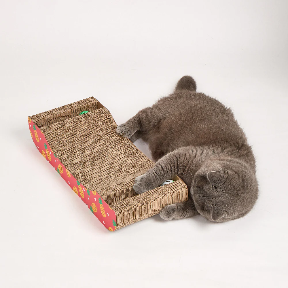 FOFOS Summer Boat Shape Cat Scratcher 48x20x7.5cm - Image 3