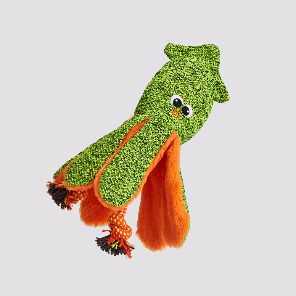 FOFOS Summer Green Octopus Plush Dog Toy - Image 6