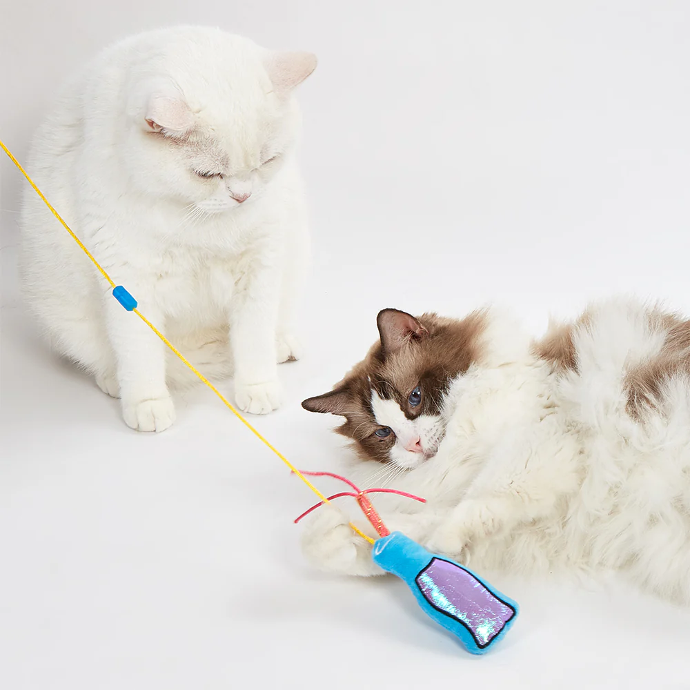 FOFOS Wand Replaceable Cat Toy - Hungry Kittens - Image 2
