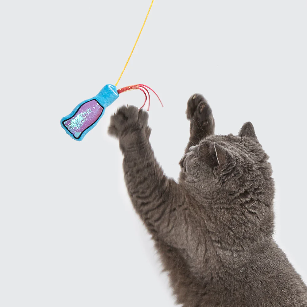 FOFOS Wand Replaceable Cat Toy - Hungry Kittens - Image 3