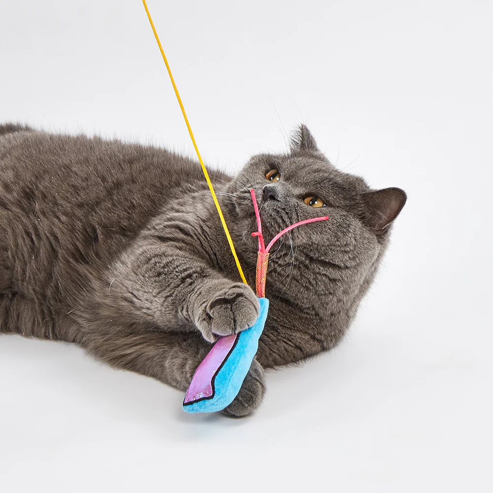 FOFOS Wand Replaceable Cat Toy - Hungry Kittens - Image 5
