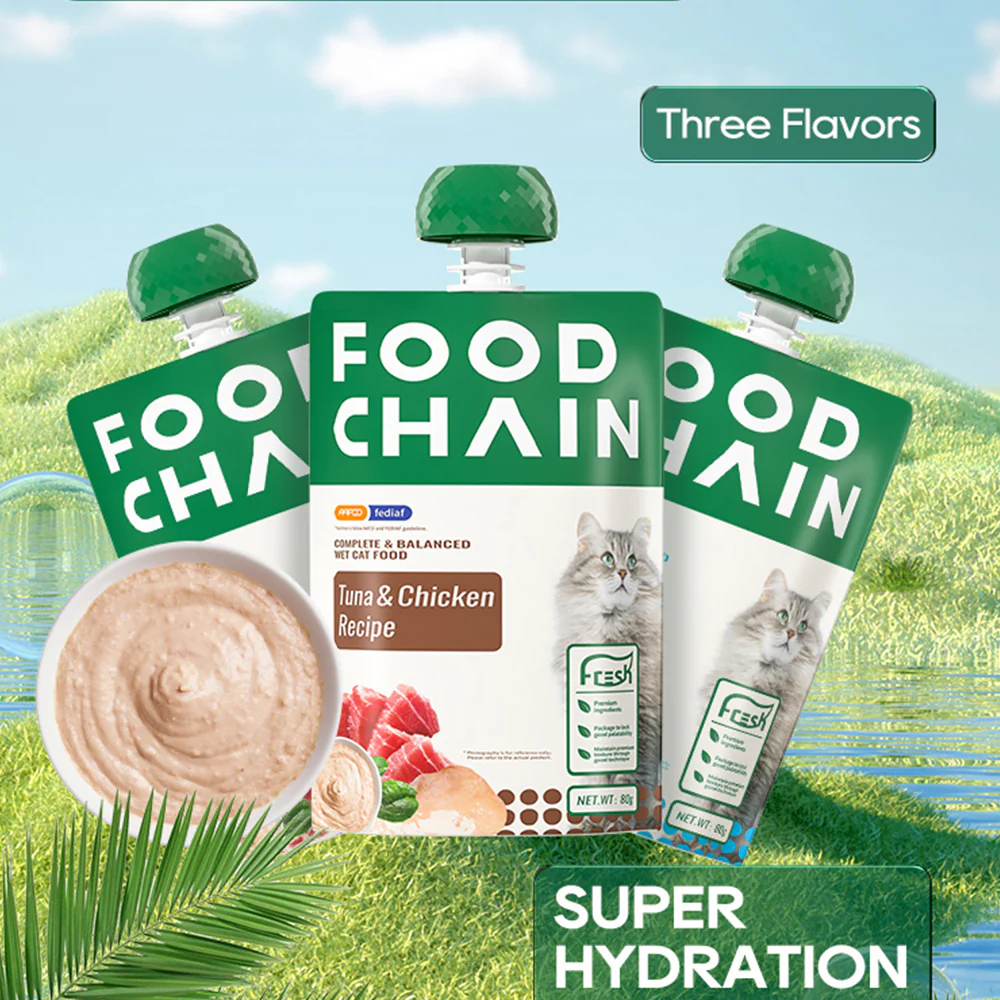 FOOD CHAIN Tuna & Duck Recipe Wet Cat Food - Image 2