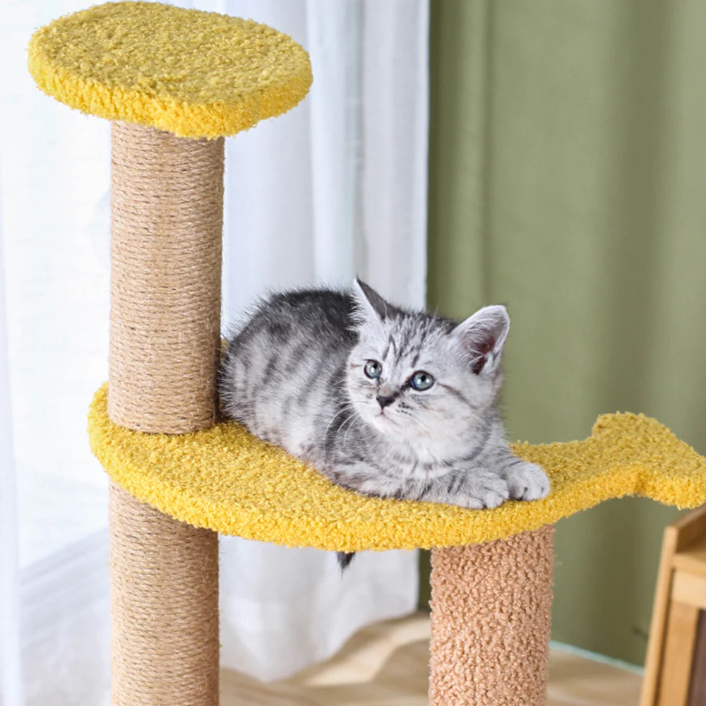 Fruit 3-Level Sisal Cat House And Tree 92x45x45cm - Image 5