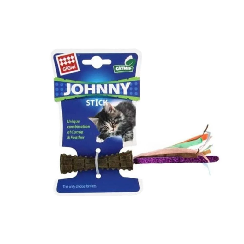 GIGWI Johnny Stick Cat Toy with Catnip - Image 2