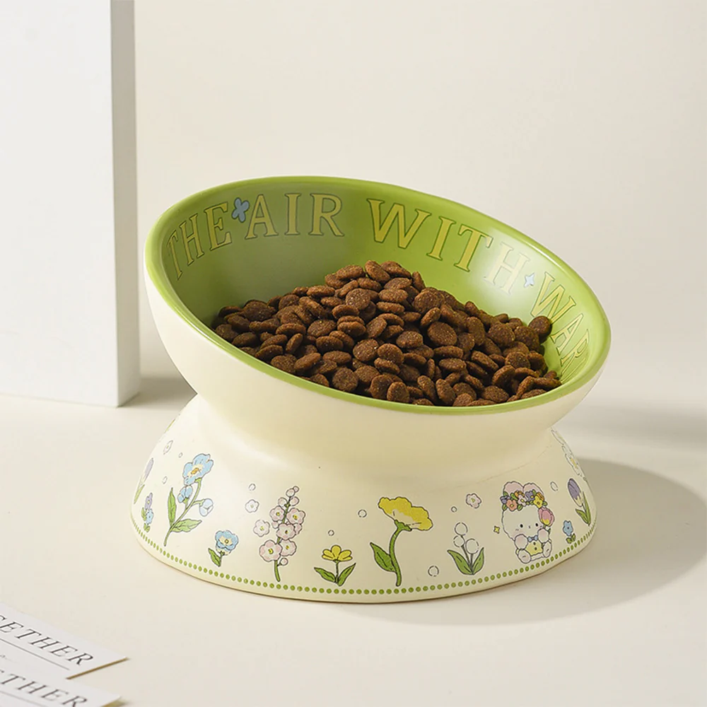 Green Rabbit Ceramic Pet Bowl - Image 11