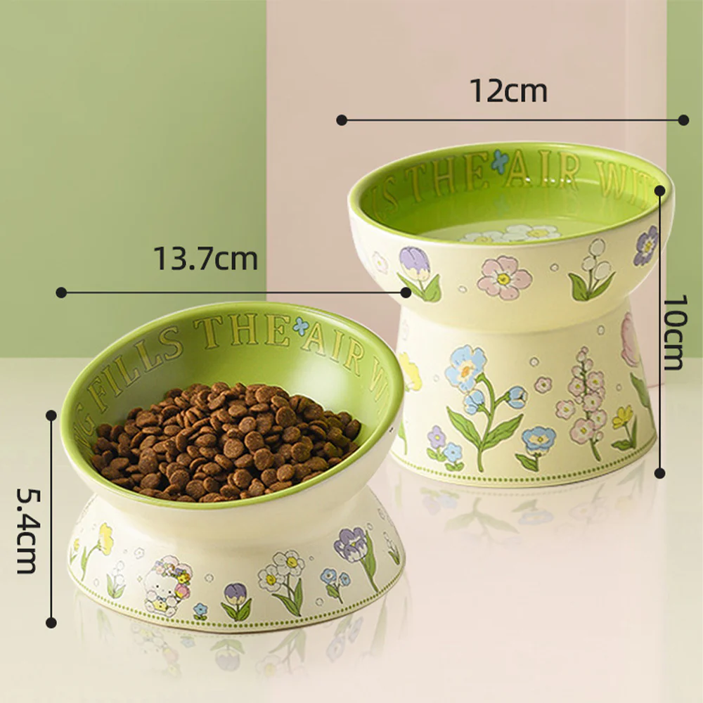 Green Rabbit Ceramic Pet Bowl - Image 14