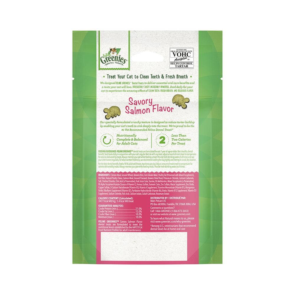 GREENIES Salmon Feline Dental Treats 60g - Image 2