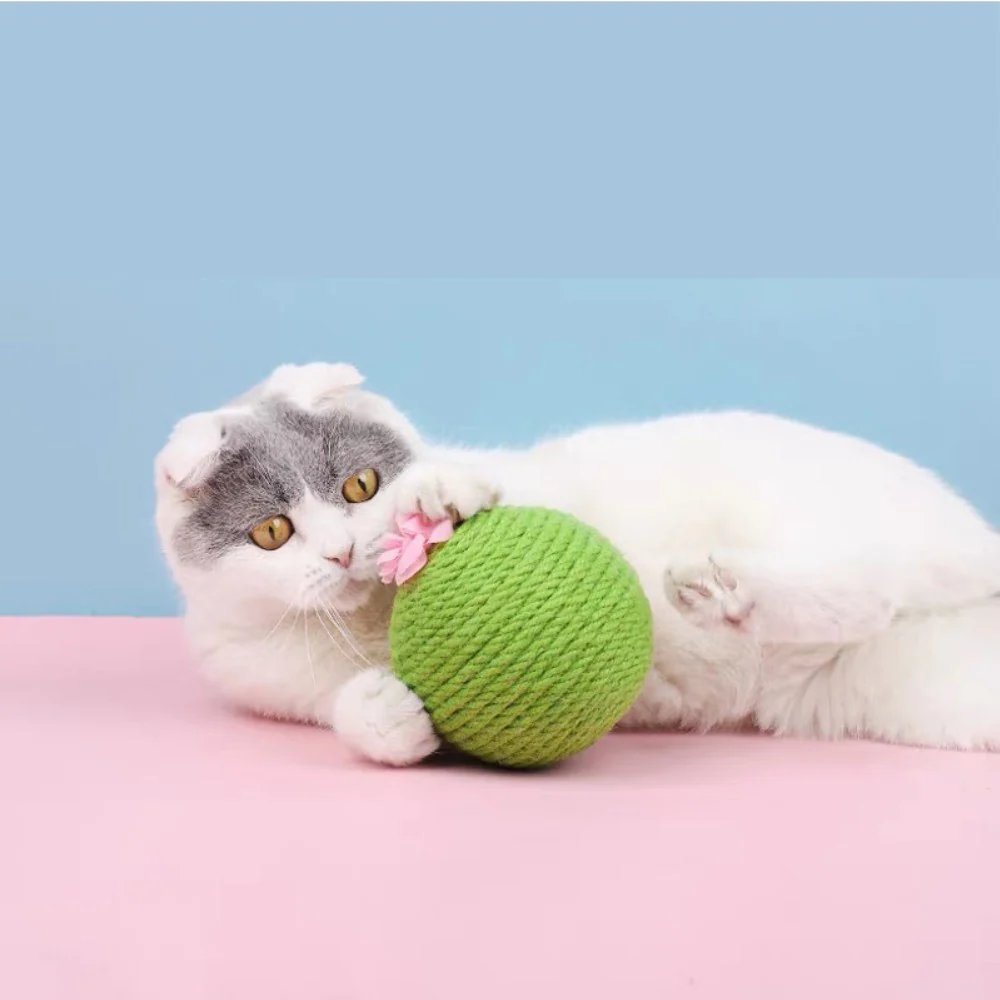 HANHANLE Catnip Sisal Ball Cat Toy - Image 2