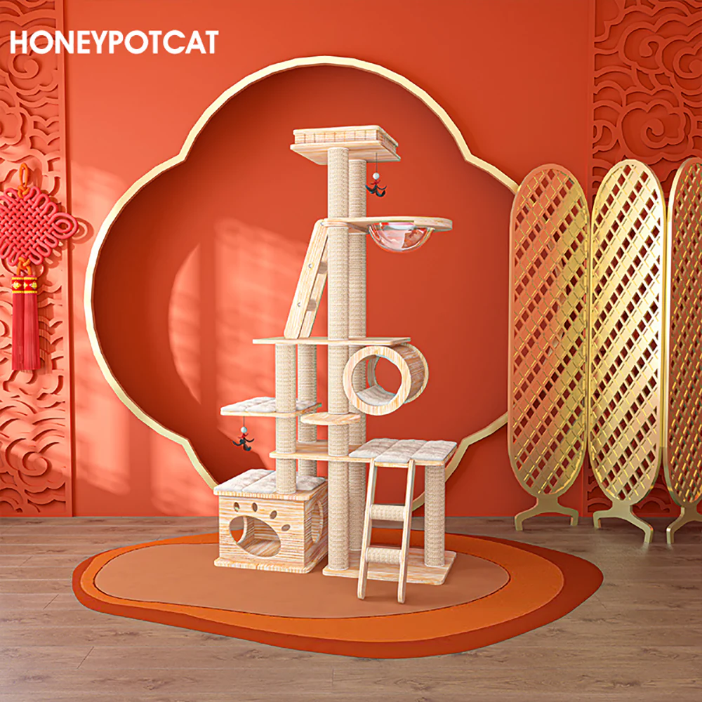 HONEYPOTCAT Wood Retreat Cat Furniture de180172/de180172pro/de180172ext - Image 4