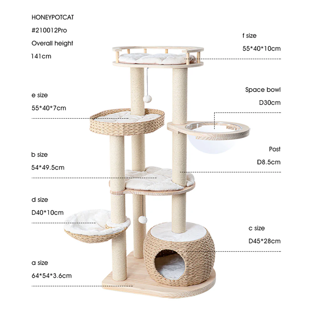 HONEYPOTCAT Woven Cat Furniture 210012s/210012pro - Image 4