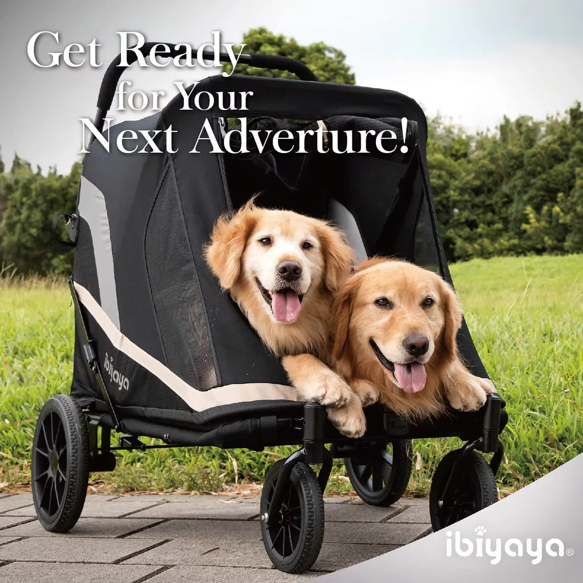 IBIYAYA Grand Cruiser Dog Stroller For Up To 50Kg - Image 2