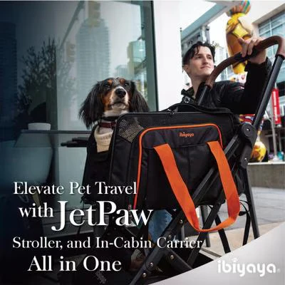 IBIYAYA JetPaw 3-IN-1 Pet Stroller with Removable Carrier - Image 2