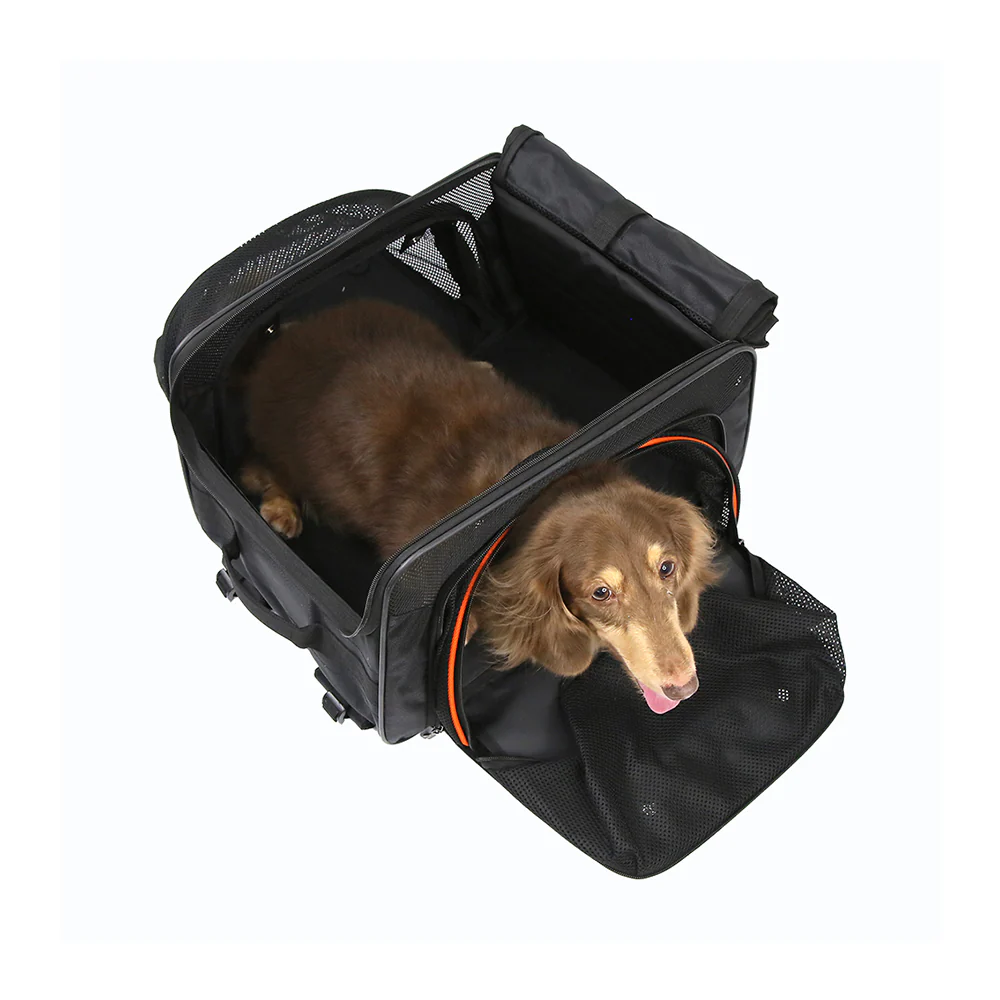 IBIYAYA JetPaw Expandable Backpack Pet Carrier - Obsidian - Image 3
