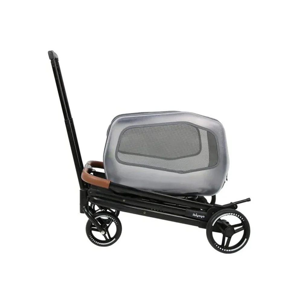 IBIYAYA NeoRider Multipurpose Detachable Pet Stroller - Silver Mist - Image 13