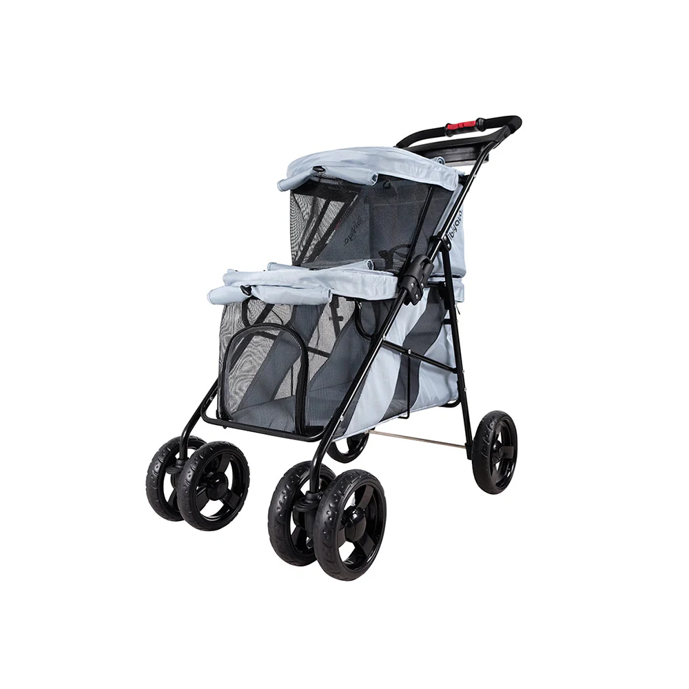 IBIYAYA Pet Bus Double Decker Foldable Stroller - Image 13
