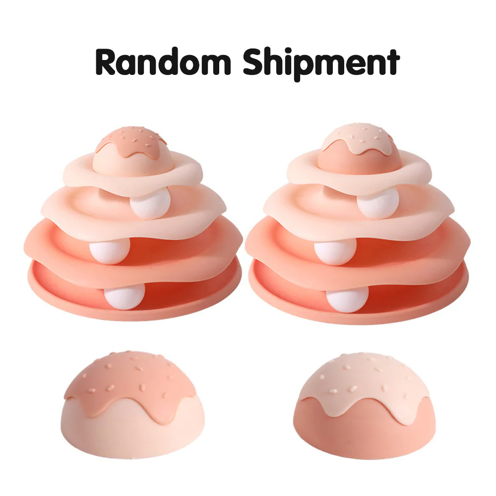 Ice Cream Cat Turntable Toy With Balls - Image 7