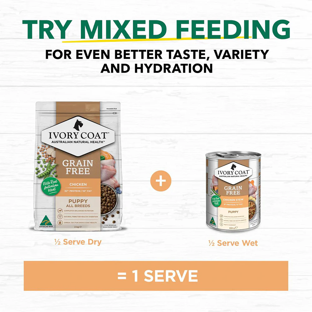 IVORY COAT Chicken Stew Grain Free Dog Food for Puppies 12x400g - Image 7