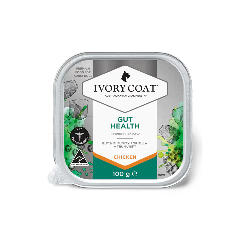 IVORY COAT Inspired By Raw Gut Health Wet Dog Food 100g x 9 - Image 3