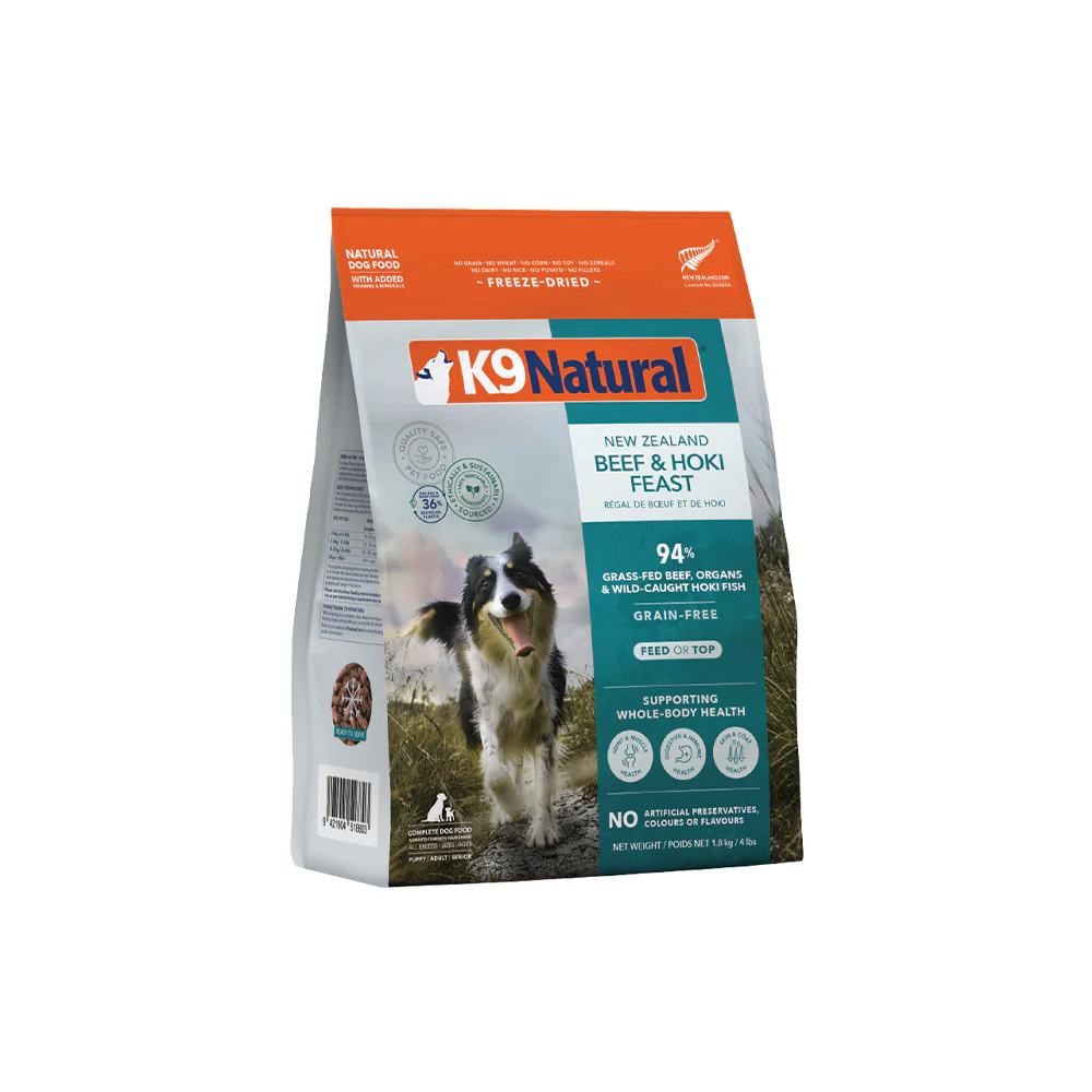 K9 NATURAL Beef & Hoki Dry Dog Food - Image 17