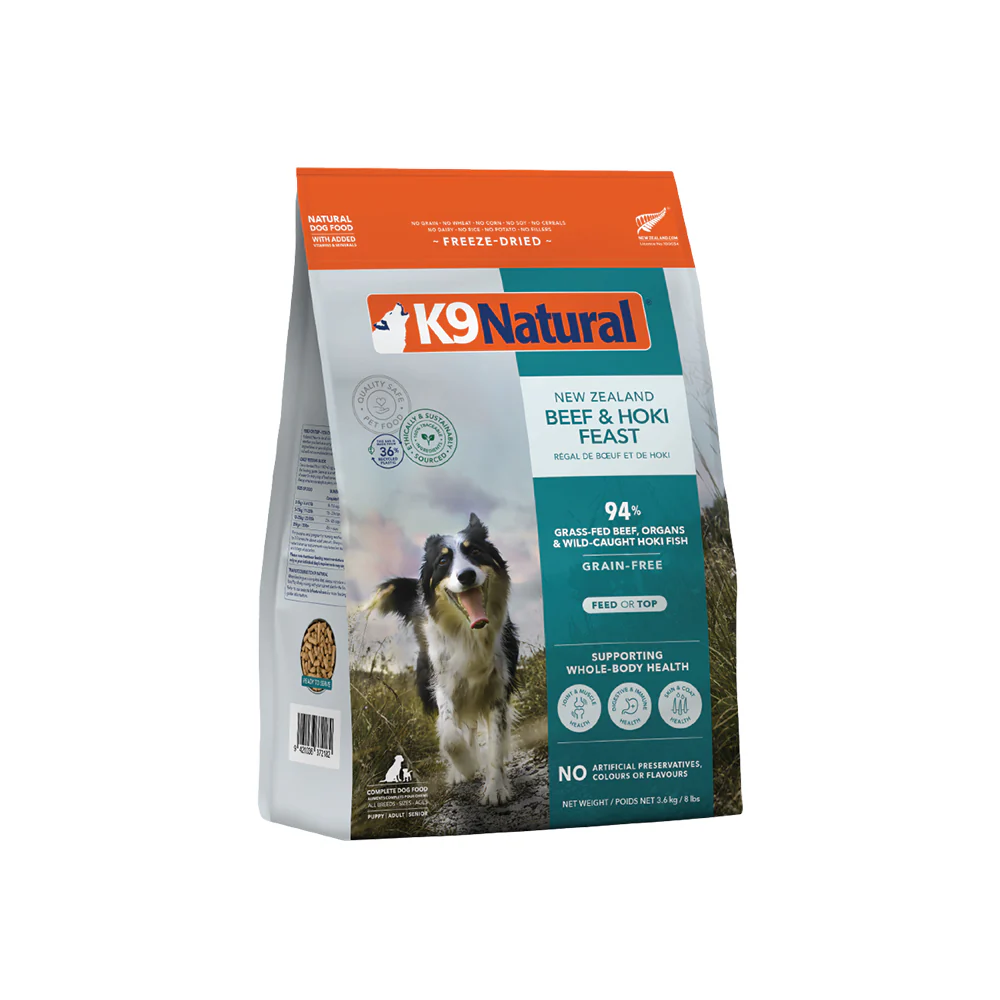 K9 NATURAL Beef & Hoki Dry Dog Food - Image 4