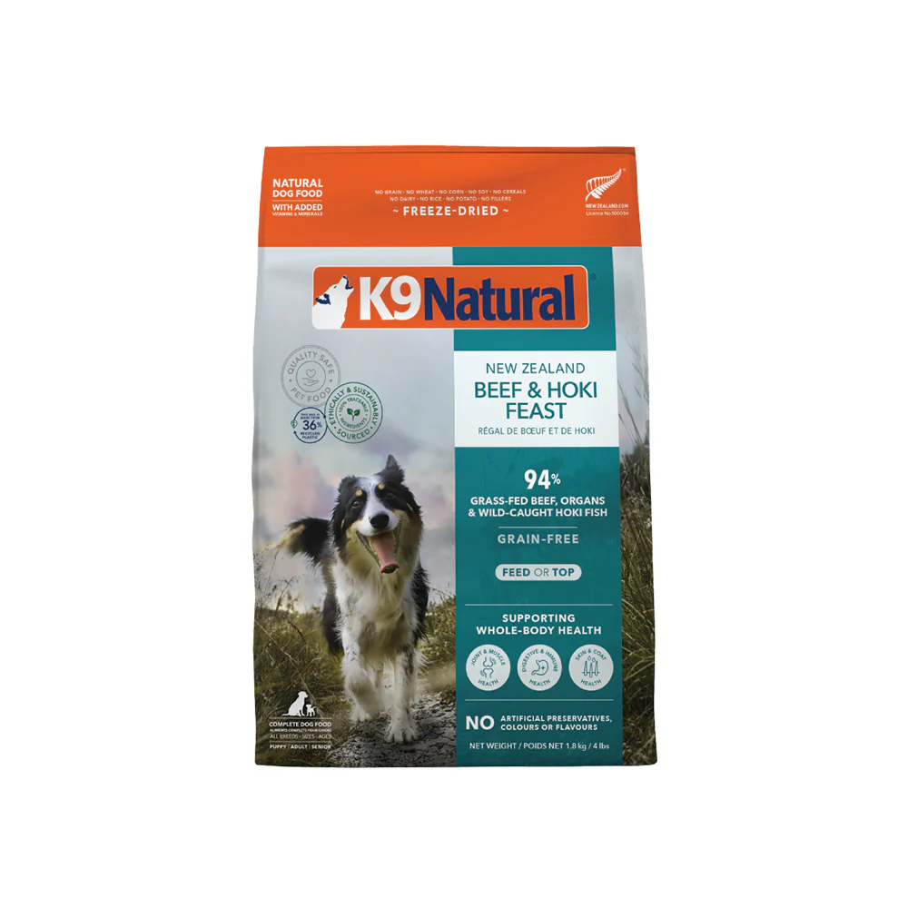 K9 NATURAL Beef & Hoki Dry Dog Food - Image 9
