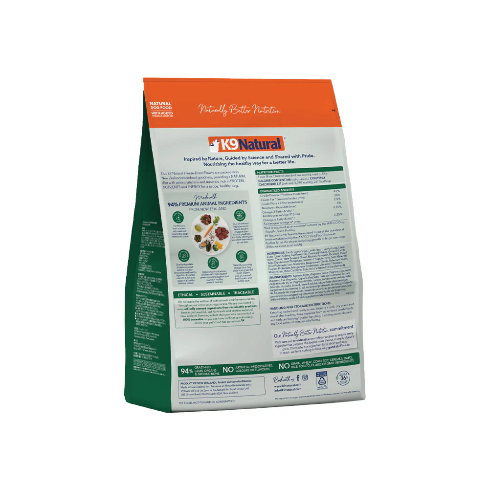 K9 NATURAL Lamb Freeze Dried Dog Food - Image 21