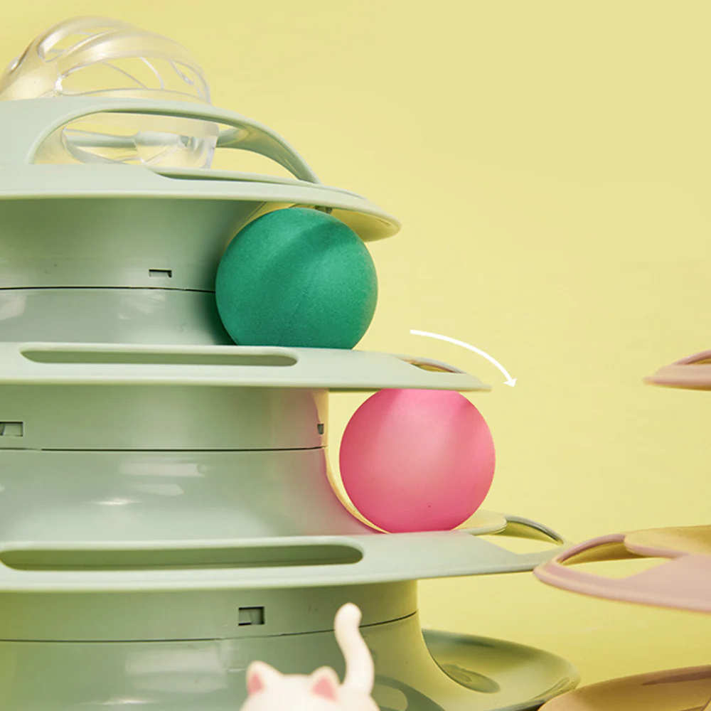 KARA PET Cat Turntable Toy With Balls - Image 4