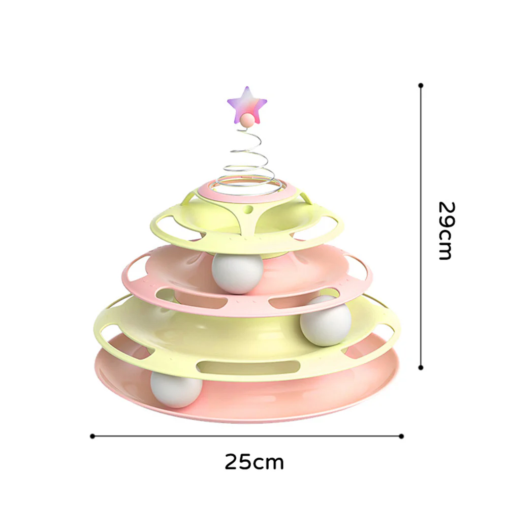 KARA PET Cat Turntable Toy With Balls - Image 7