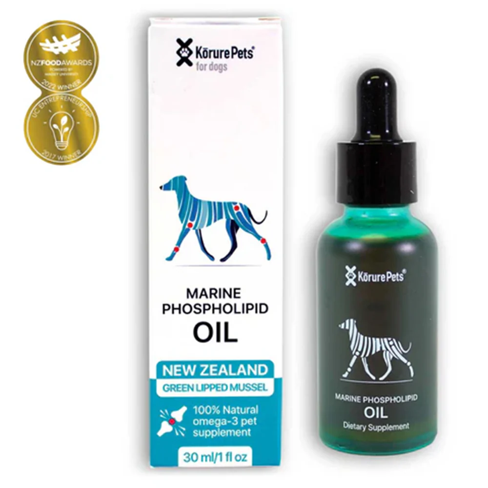 KORURE PETS Marine Phospholipid Oil Joint & Mobility Supplement For Dogs 9ml - Image 3
