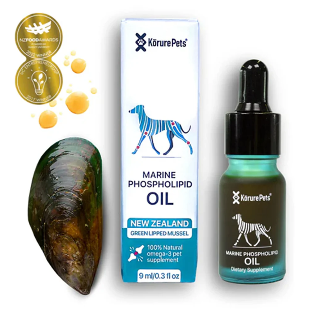 KORURE PETS Marine Phospholipid Oil Joint & Mobility Supplement For Dogs 9ml - Image 4
