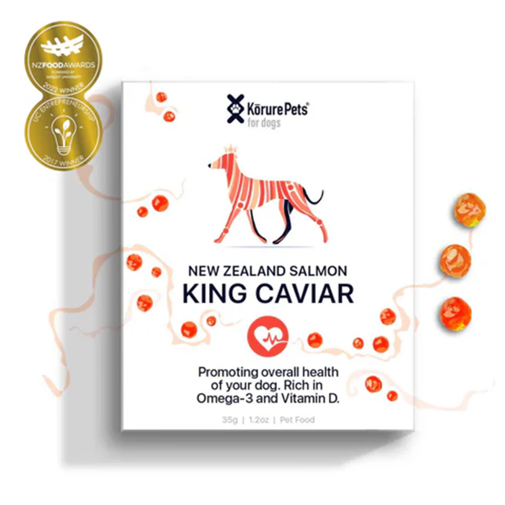 KORURE PETS NZ King Salmon Caviar Cardiovascular Health For Dogs 30g - Image 5