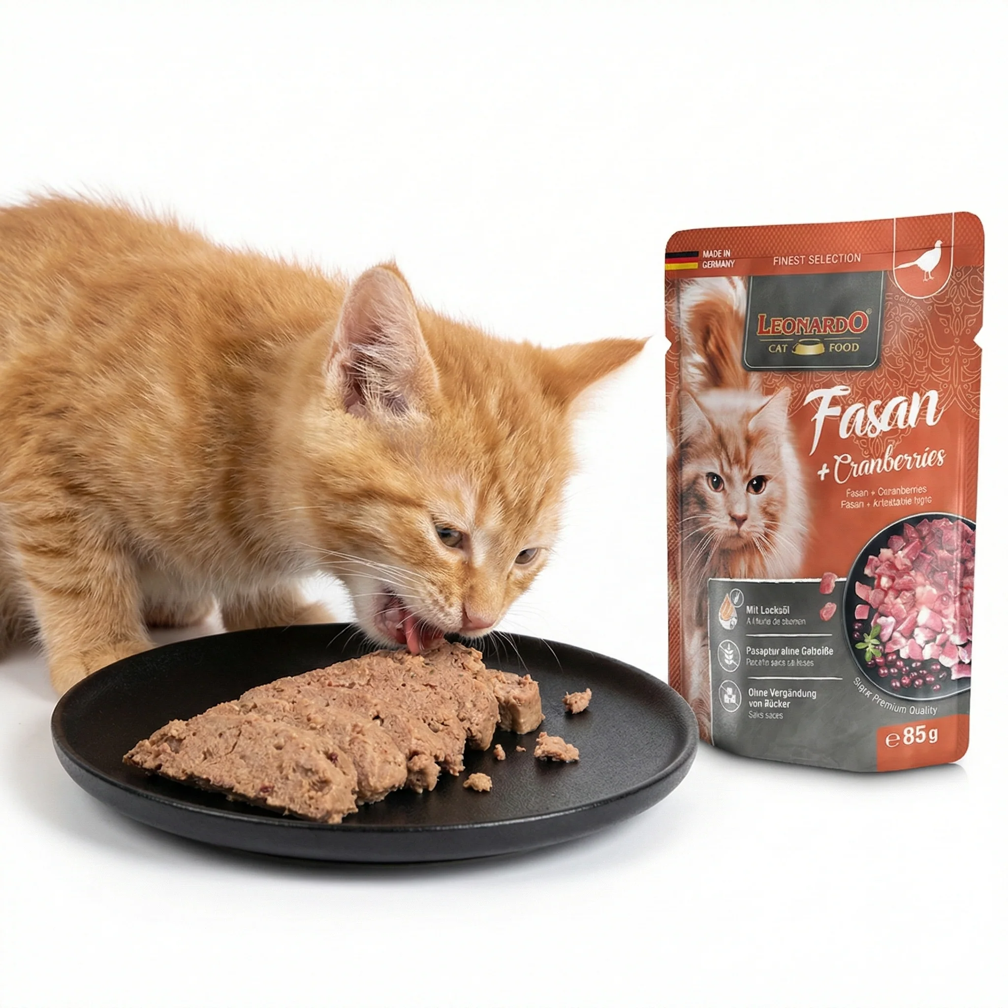 LEONARDO Finest Selection Pheasant + Cranberries Wet Cat Food - Image 6