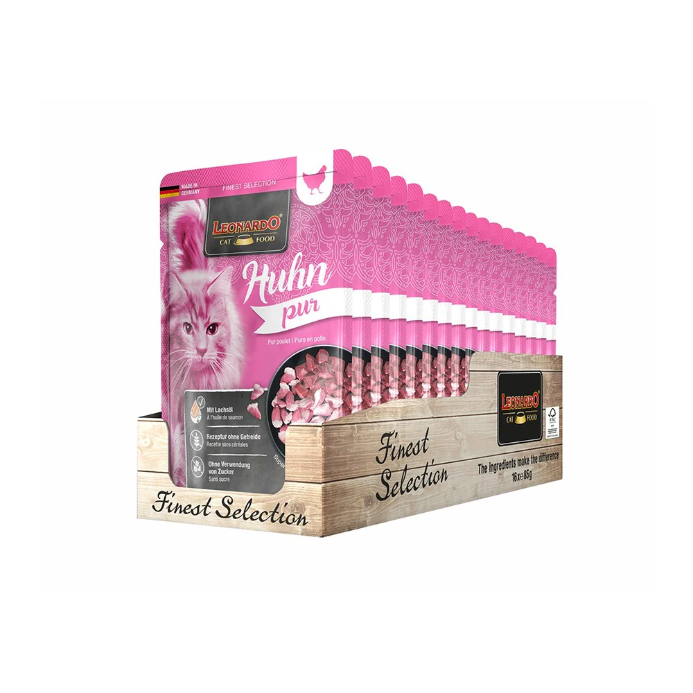 LEONARDO Finest Selection Pure Chicken Wet Cat Food - Image 3